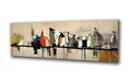 Tablou decorativ, PC349, Bumbac/Poliester, Canvas imprimat, Multicolor
