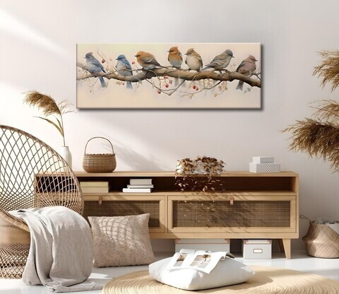 Tablou decorativ, PC350, Bumbac/Poliester, Canvas imprimat, Multicolor