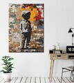 Tablou decorativ, WY450 (70 x 100), Bumbac/Poliester, Canvas imprimat, Multicolor
