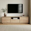 Comoda TV, Hanah Home, Sentinel, 160x42x30 cm, PAL, Maro