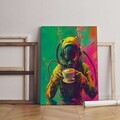 Tablou decorativ, Hm_Cnvs26-50-50x70, Canvas, Cadru: 100% lemn (Grosime: 2 x 3 cm), Multicolor