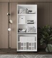 Dulap pentru haine, Hanah Home, Floransa Star 90, 90x210x52 cm, PAL MELAMINAT, Alb