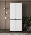 Dulap pentru haine, Hanah Home, Floransa Star 90, 90x210x52 cm, PAL MELAMINAT, Alb