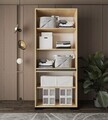 Dulap pentru haine, Hanah Home, Floransa Star 90, 90x210x52 cm, PAL MELAMINAT, Maro