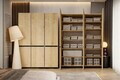 Dulap pentru haine, Hanah Home, Floransa 135, 135x210x52 cm, PAL MELAMINAT, Stejar safir / Antracit
