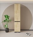 Dulap multifunctional, Hanah Home, Floransa 45, 45x210x45 cm, PAL MELAMINAT, Stejar safir / Antracit