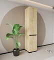 Dulap multifunctional, Hanah Home, Floransa 45, 45x210x45 cm, PAL MELAMINAT, Stejar safir / Antracit