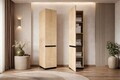 Dulap multifunctional, Hanah Home, Floransa 45, 45x210x45 cm, PAL MELAMINAT, Stejar safir / Antracit