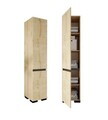 Dulap multifunctional, Hanah Home, Floransa 45, 45x210x45 cm, PAL MELAMINAT, Stejar safir / Antracit