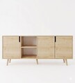 Consola, Hanah Home, Latina Modern 180, 180x80x45 cm, PAL MELAMINAT, Maro