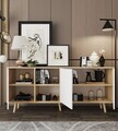 Consola, Hanah Home, Latina Modern 180, 180x80x45 cm, PAL MELAMINAT, Stejar Safir / Alb