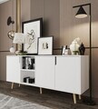 Consola, Hanah Home, Latina Modern 180, 180x80x45 cm, PAL MELAMINAT, Alb