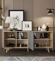 Consola, Hanah Home, Latina Modern 180, 180x80x45 cm, PAL MELAMINAT, Stejar safir / Antracit