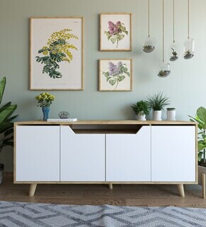 180x80x45 cm, Maro;Alb