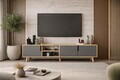 Comoda TV, Hanah Home, Latina 180, 180x30x53 cm, PAL MELAMINAT, Stejar safir / Antracit
