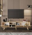 Comoda TV, Hanah Home, Latina 180, 180x30x53 cm, PAL MELAMINAT, Maro