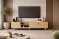 Comoda TV, Hanah Home, Latina 180, 180x30x53 cm, PAL MELAMINAT, Maro