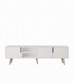 Comoda TV, Hanah Home, Latina 180, 180x30x53 cm, PAL MELAMINAT, Alb