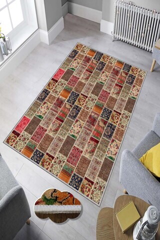 Covor, Hmnt592, 50x80 cm, Poliester, Multicolor