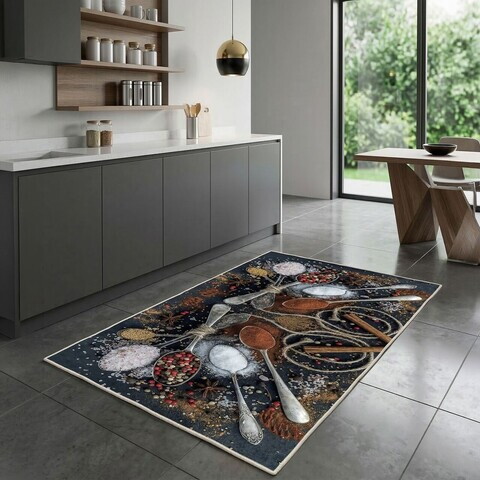Covor, Hmnt536, 60x100 cm, Poliester, Multicolor