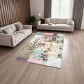 Covor, Hmnt558, 100x150 cm, Poliester, Multicolor
