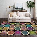 Covor, Hmnt959, 80x150 cm, Poliester, Multicolor