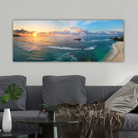 Tablou decorativ, YTY468278339_3080, Canvas, 30 x 80 cm, Multicolor
