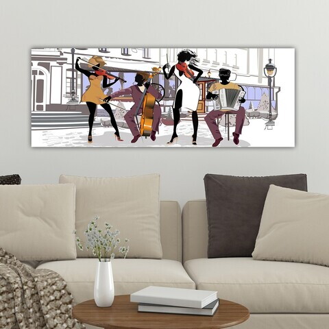 Tablou decorativ, YTY679467157_3080, Canvas, 30 x 80 cm, Multicolor
