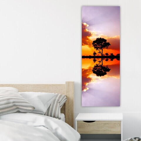 Tablou decorativ, DKY126202511_3080, Canvas, 30 x 80 cm, Multicolor