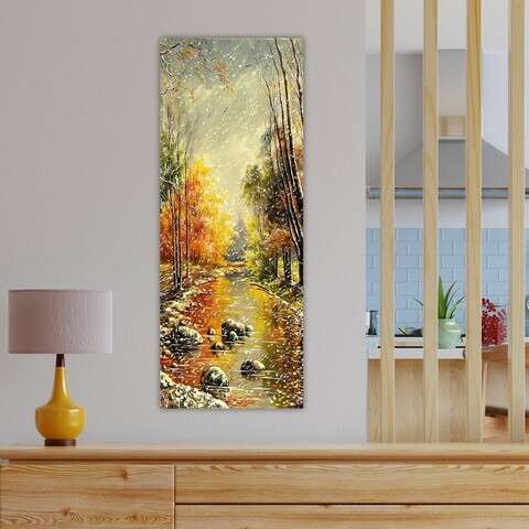 Tablou decorativ, DKY17038537_3080, Canvas, 30 x 80 cm, Multicolor