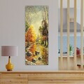 Tablou decorativ, DKY17038537_3080, Canvas, 30 x 80 cm, Multicolor