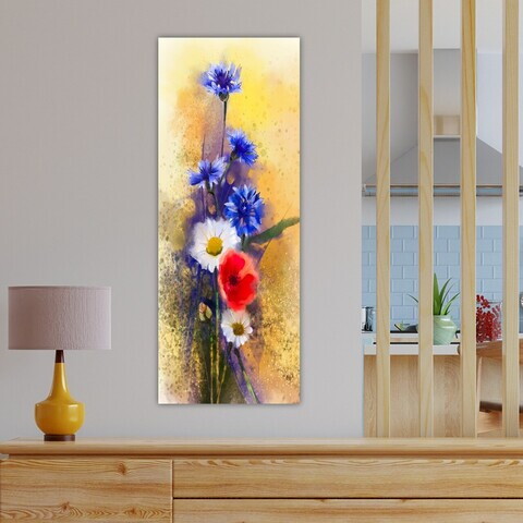 Tablou decorativ, DKY361676993_3080, Canvas, 30 x 80 cm, Multicolor