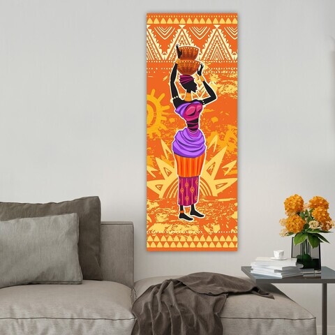 Tablou decorativ, DKY81156188445_3080, Canvas, 30 x 80 cm, Multicolor