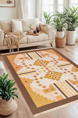 Covor, 195, 120x180 cm, Bumbac, Multicolor
