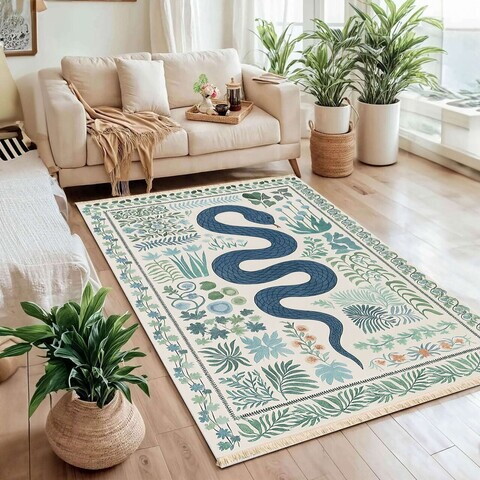 Covor, 299, 120x180 cm, Bumbac, Multicolor