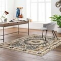 Covor, Kece-Fr12, 80x150 cm, Poliester, Maro