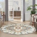 Covor, Kece-Fr23, 160x160 cm, Poliester, Multicolor