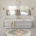 Covor, Kece-Fr23, 160x160 cm, Poliester, Multicolor