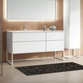 Covor, Kece-Fr33, 80x150 cm, Poliester, Negru