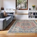 Covor, Kece-Fr46, 160x230 cm, Poliester, Albastru navy