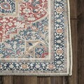 Covor, Kece-Fr46, 160x230 cm, Poliester, Albastru navy