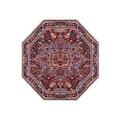 Covor, Kece-Fr51, 50x50 cm, Poliester, Bordo