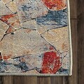 Covor, Kece-Fr90, 100x300 cm, Poliester, Rosu