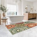 Covor, Kece-Fr92, 120x180 cm, Poliester, Verde