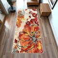 Covor, Kece-Fr93, 100x150 cm, Poliester, Portocaliu
