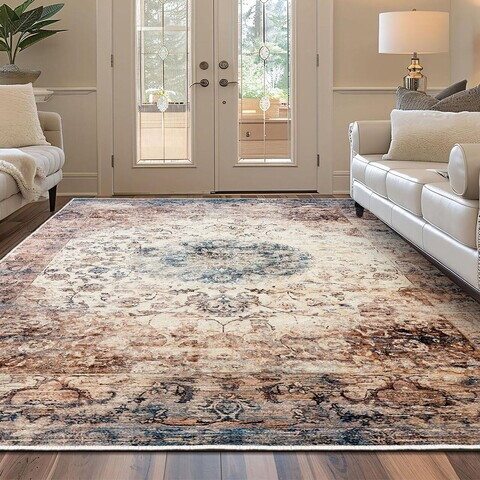 Covor, Kece-Fr116, 40x60 cm, Poliester, Multicolor