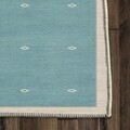 Covor, Kece-Fr119, 80x120 cm, Poliester, Albastru