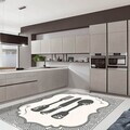 Covor, Wookece1688, 80x300 cm, Poliester, Gri