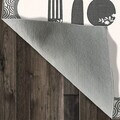 Covor, Wookece1688, 80x300 cm, Poliester, Gri