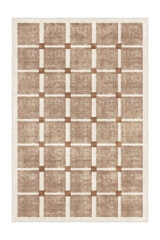 Covor, Sftkece006, 140x220 cm, Poliester, Portocaliu